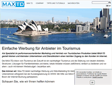 Tablet Screenshot of max-td.de